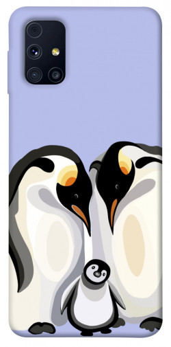 Чехол itsPrint Penguin family для Samsung Galaxy M31s