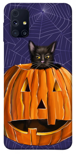 Чехол itsPrint Cat and pumpkin для Samsung Galaxy M31s