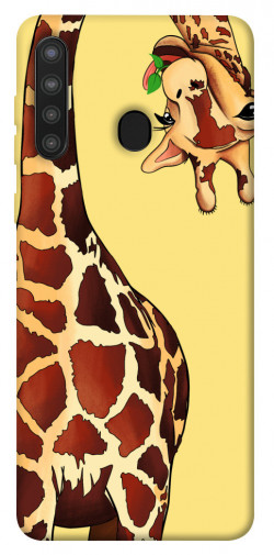 Чохол itsPrint Cool giraffe для Samsung Galaxy A21