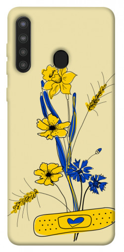 Чохол itsPrint Українські квіточки для Samsung Galaxy A21