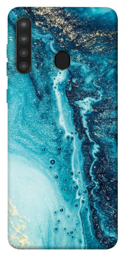 Чехол itsPrint Голубая краска для Samsung Galaxy A21