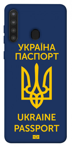 Чехол itsPrint Паспорт українця для Samsung Galaxy A21