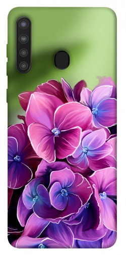 Чехол itsPrint Кружевная гортензия для Samsung Galaxy A21
