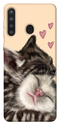 Чехол itsPrint Cats love для Samsung Galaxy A21