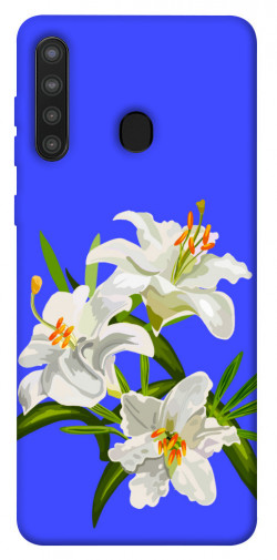 Чохол itsPrint Three lilies для Samsung Galaxy A21