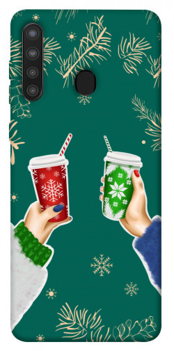 Чехол itsPrint Winter drinks для Samsung Galaxy A21