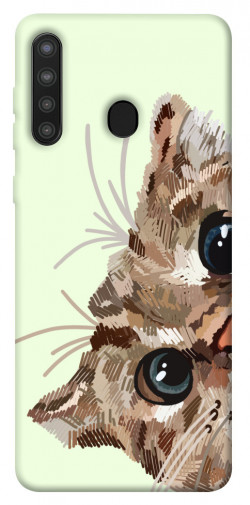 Чохол itsPrint Cat muzzle для Samsung Galaxy A21