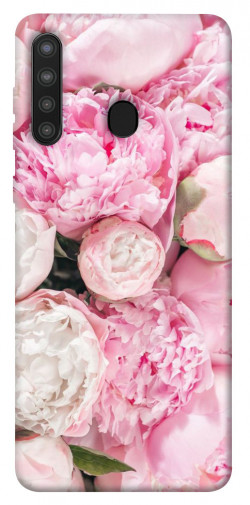Чехол itsPrint Pink peonies для Samsung Galaxy A21