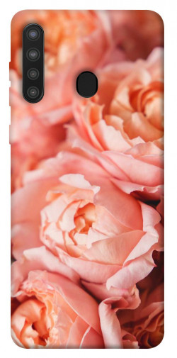 Чехол itsPrint Нежные розы для Samsung Galaxy A21