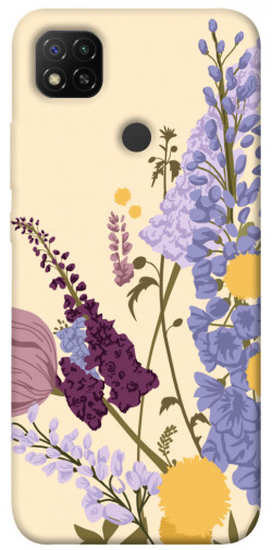 Чохол itsPrint Flowers art для Xiaomi Redmi 9C