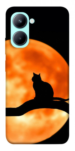 Чохол itsPrint Кіт на тлі місяця для Realme C33