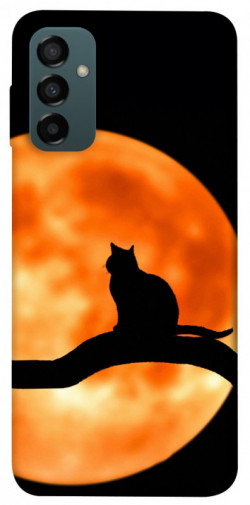 Чехол itsPrint Кот на фоне луны для Samsung Galaxy M14 5G