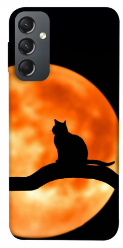 Чехол itsPrint Кот на фоне луны для Samsung Galaxy A24 4G