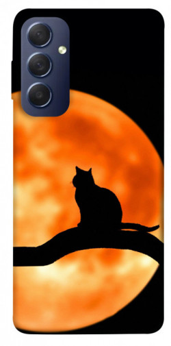 Чехол itsPrint Кот на фоне луны для Samsung Galaxy M54 5G