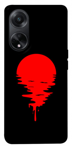 Чехол itsPrint Red Moon для Oppo A58 4G