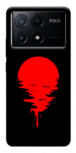 Чехол itsPrint Red Moon для Xiaomi Poco X6