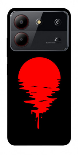 Чехол itsPrint Red Moon для ZTE Blade A54 4G