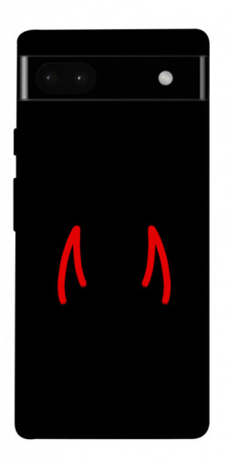 Чехол itsPrint Red horns для Google Pixel 6a