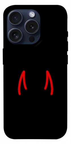 Чехол itsPrint Red horns для Apple iPhone 15 Pro (6.1")