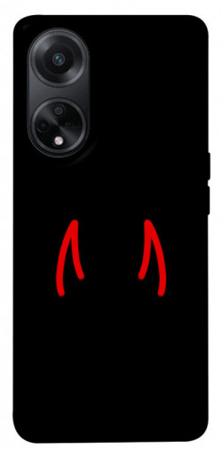 Чохол itsPrint Red horns для Oppo A58 4G
