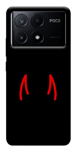 Чехол itsPrint Red horns для Xiaomi Poco X6