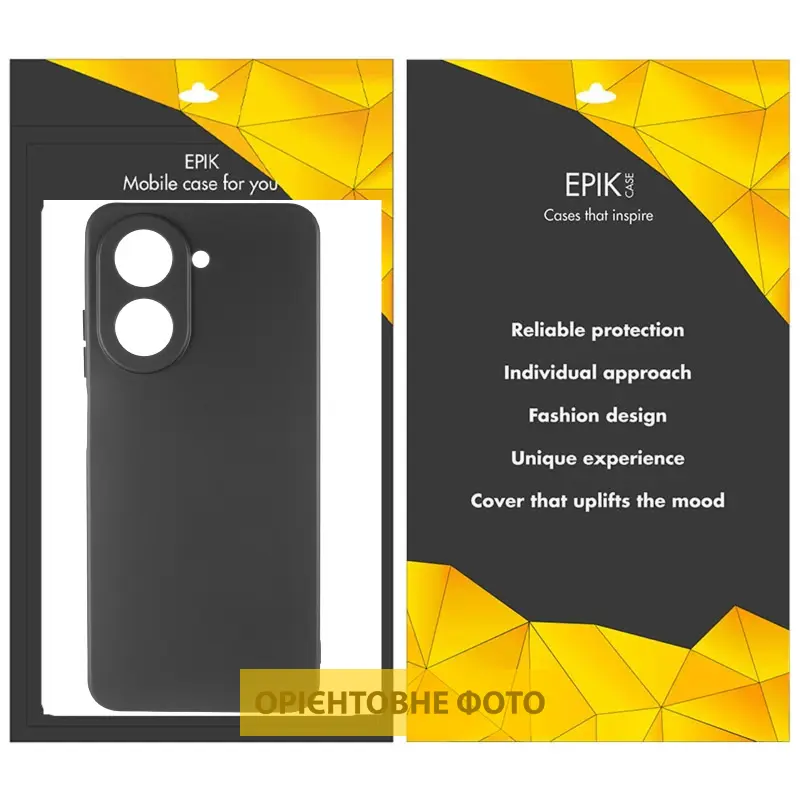 Чехол TPU Epik Black Full Camera для Infinix Hot 60 Pro, Черный 1, TPU, купить оптом с доставкой