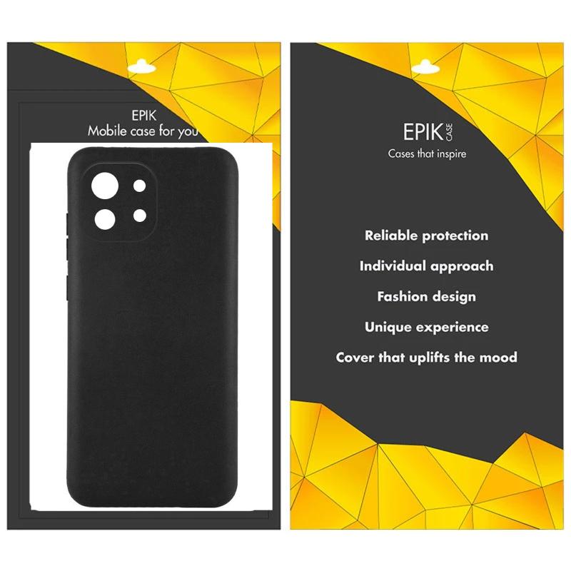 Чехол TPU Epik Black Full Camera для Xiaomi Mi 11 | С полной защитой камеры на картинке №2