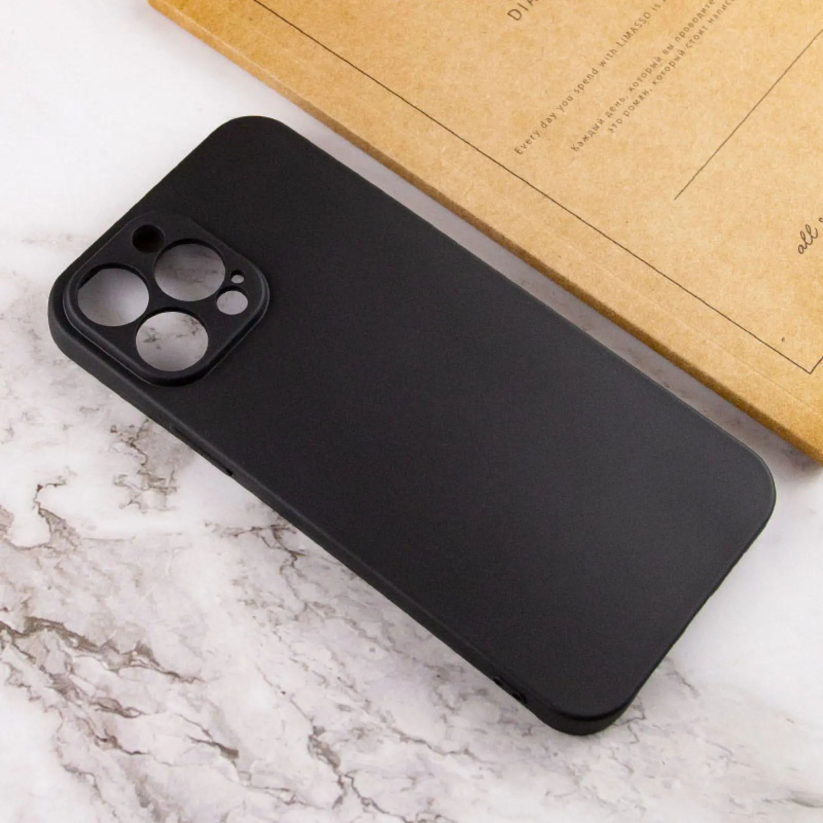 Чехол TPU Epik Black Full Camera для Apple iPhone 13 Pro (6.1"), Черный 3, TPU, купить оптом с доставкой