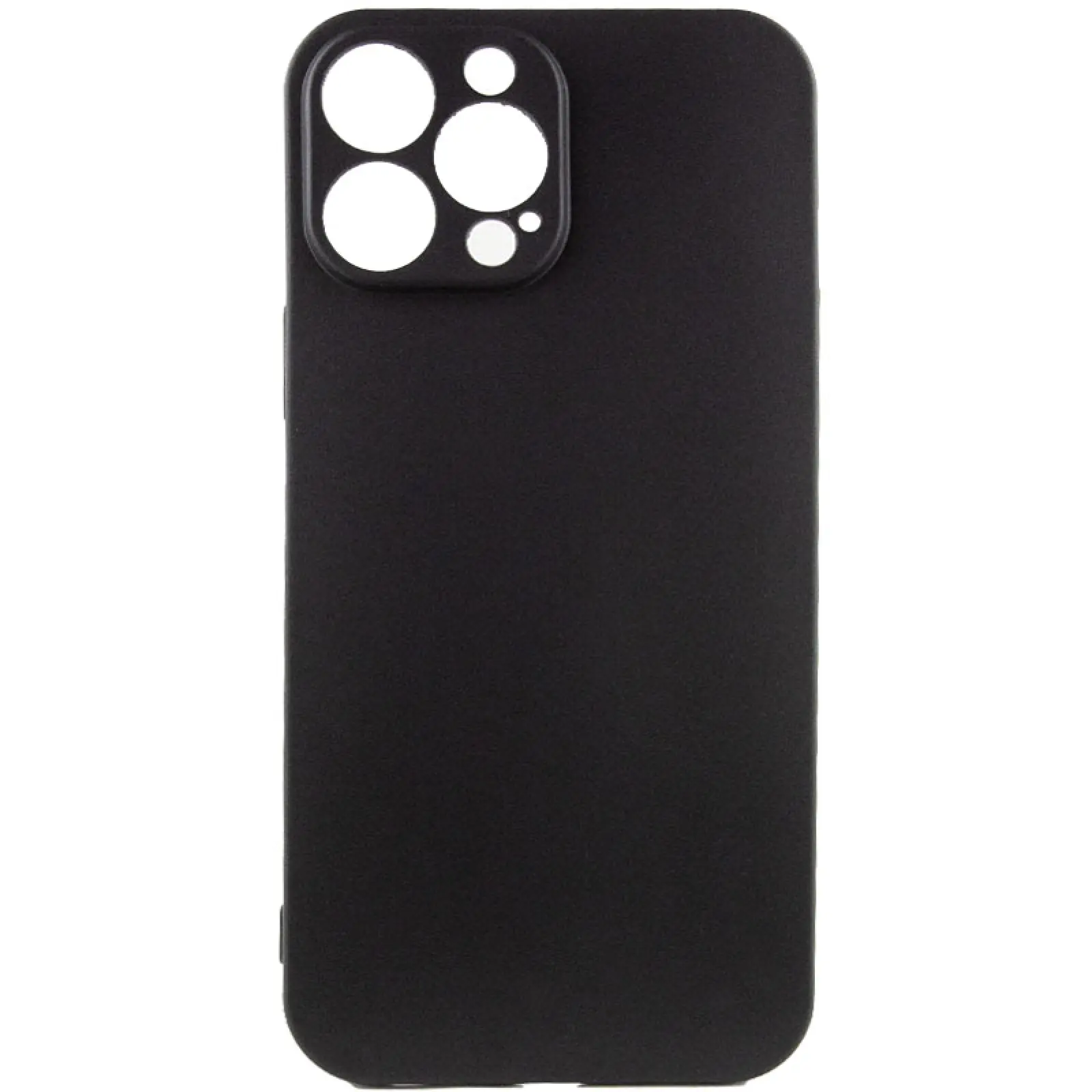 Чехол TPU Epik Black Full Camera для Apple iPhone 14 Pro Max (6.7"), TPU, купить оптом с доставкой
