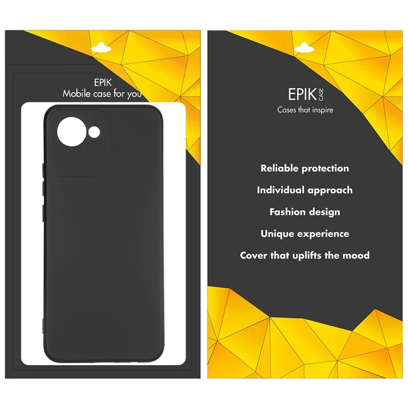Чехол TPU Epik Black Full Camera для Realme C30, Черный 1, TPU, купить оптом с доставкой