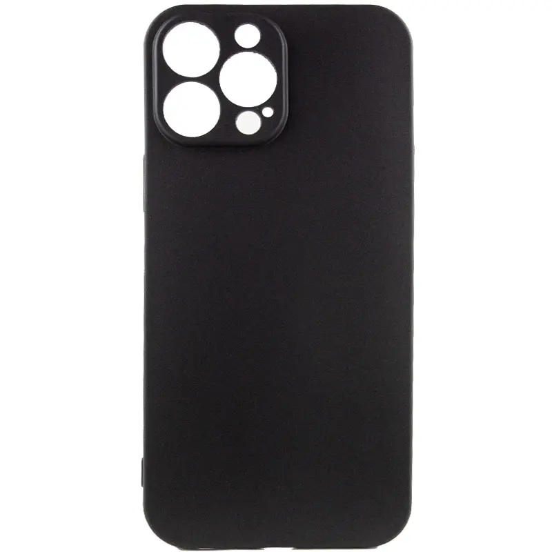 Чехол TPU Epik Black Full Camera для Apple iPhone 15 Pro Max (6.7"), TPU, купить оптом с доставкой