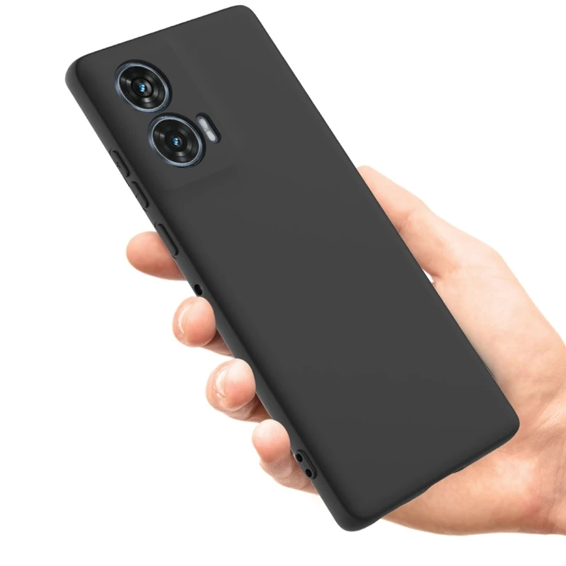 Чехол TPU Epik Black Full Camera для Motorola Edge 50 Fusion, Черный 1, TPU, купить оптом с доставкой