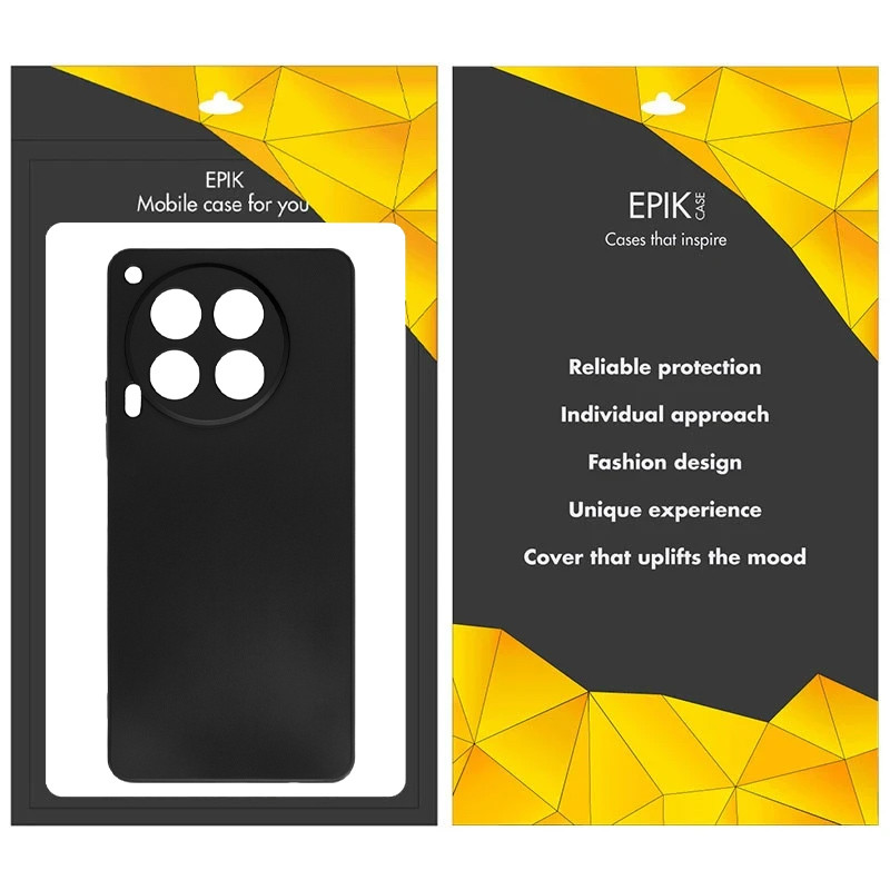Чохол TPU Epik Black Full Camera для TECNO Camon 30 (CL6) | З повним захистом камери на малюнкі №3