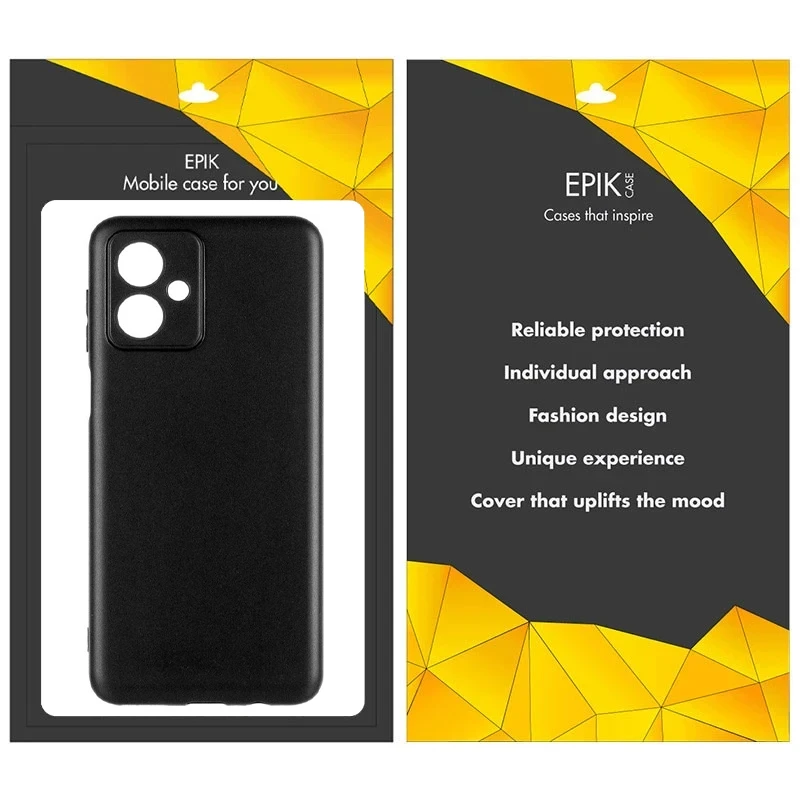 Чехол TPU Epik Black Full Camera для Motorola Moto G54 Power, Черный 2, TPU, купить оптом с доставкой