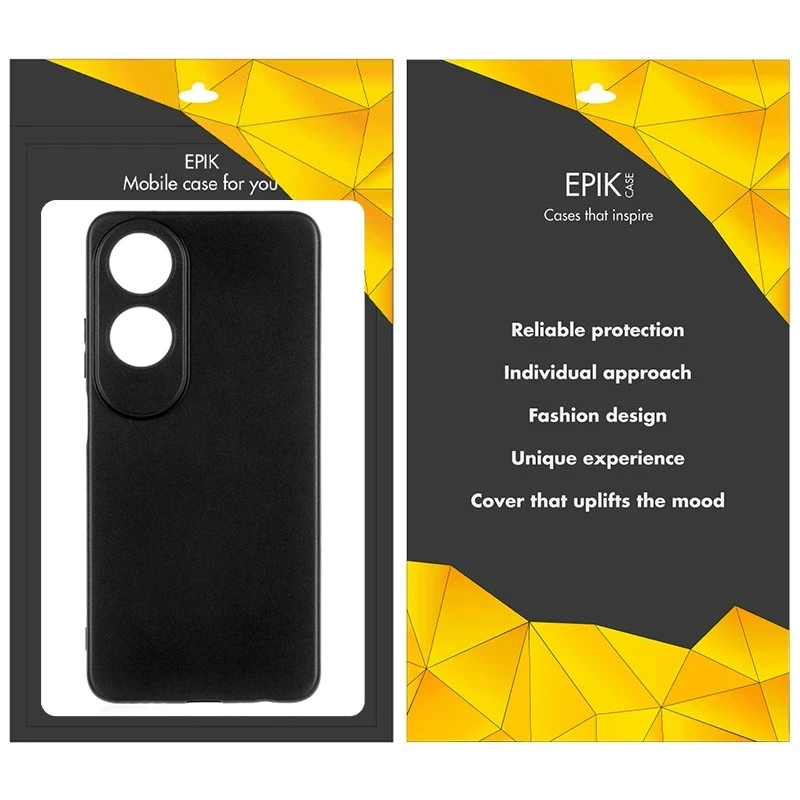 Чехол TPU Epik Black Full Camera для Oppo A60 4G, Черный 2, TPU, купить оптом с доставкой