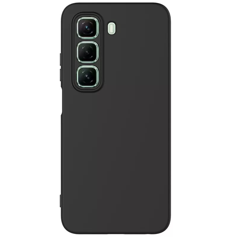 Чехол TPU Epik Black Full Camera для Infinix Hot 50 4G | С полной защитой камеры на картинке №1