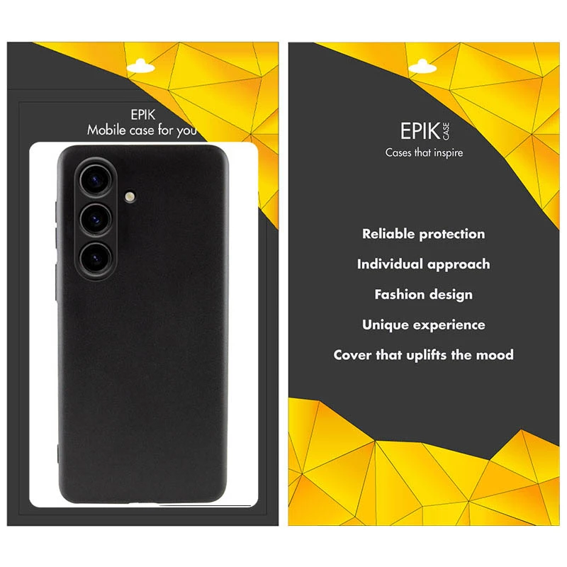 Чехол TPU Epik Black Full Camera для Samsung Galaxy A36 5G, Черный 2, TPU, купить оптом с доставкой