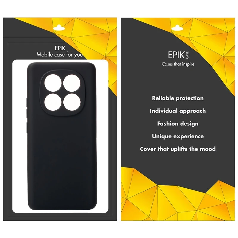 Чехол TPU Epik Black Full Camera для Xiaomi Poco X7, Черный 1, TPU, купить оптом с доставкой