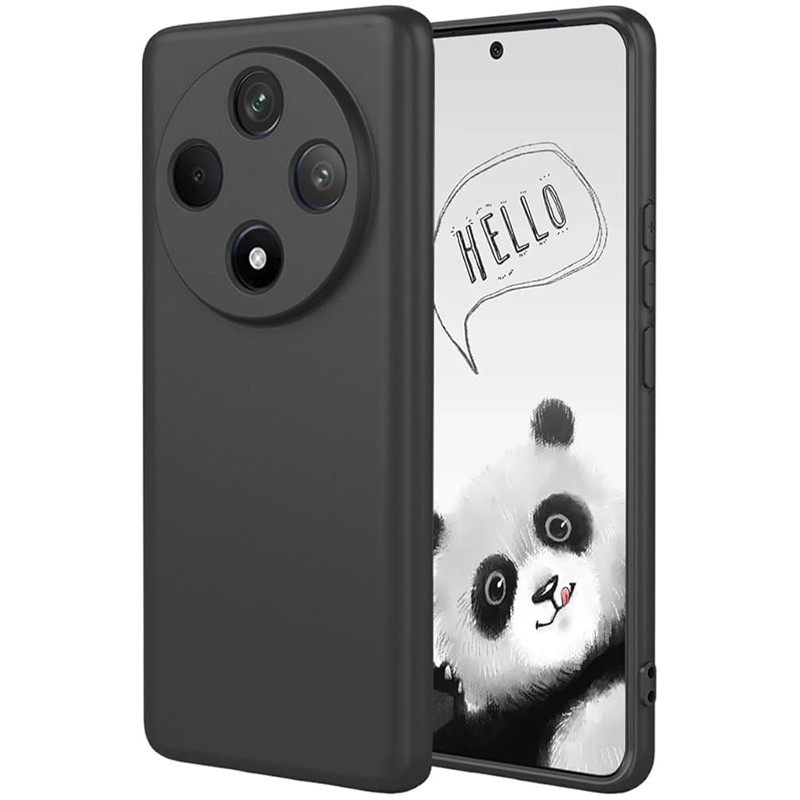 Чехол TPU Epik Black Full Camera для Oppo Reno 12 F 4G/5G | С полной защитой камеры на картинке №1