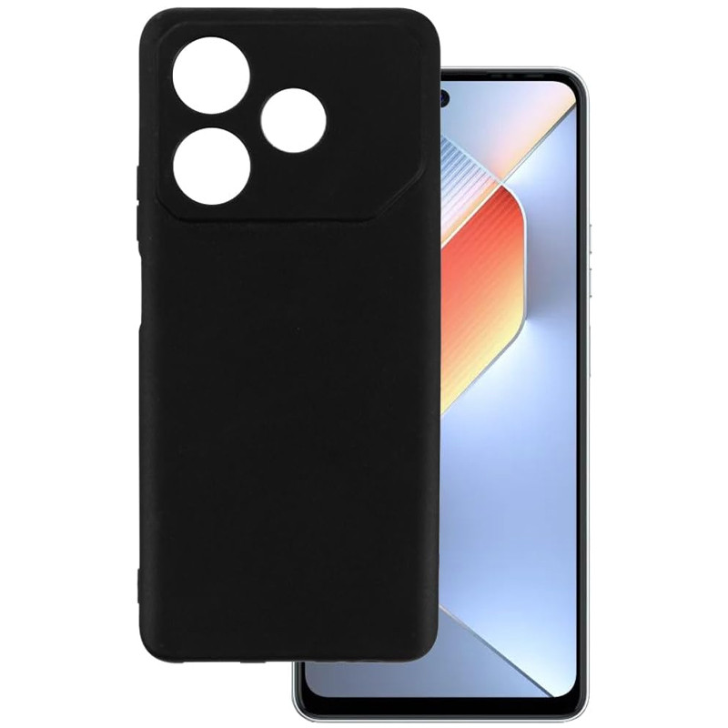 Чехол TPU Epik Black Full Camera для TECNO Pova 6 Neo (LI6) | С полной защитой камеры на картинке №1