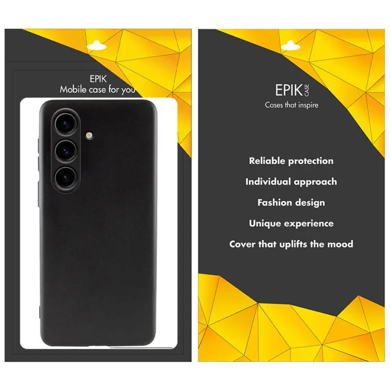 Чехол TPU Epik Black Full Camera для Samsung Galaxy A37 5G, Черный 1, TPU, купить оптом с доставкой