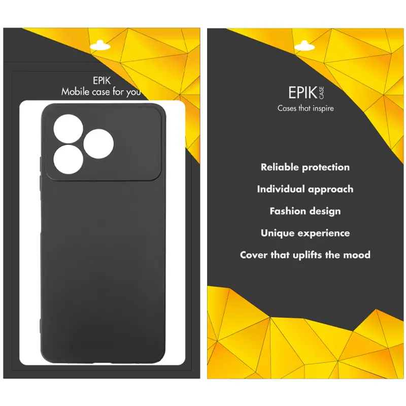 Чехол TPU Epik Black Full Camera для ZTE Blade A36, Черный 3, TPU, купить оптом с доставкой