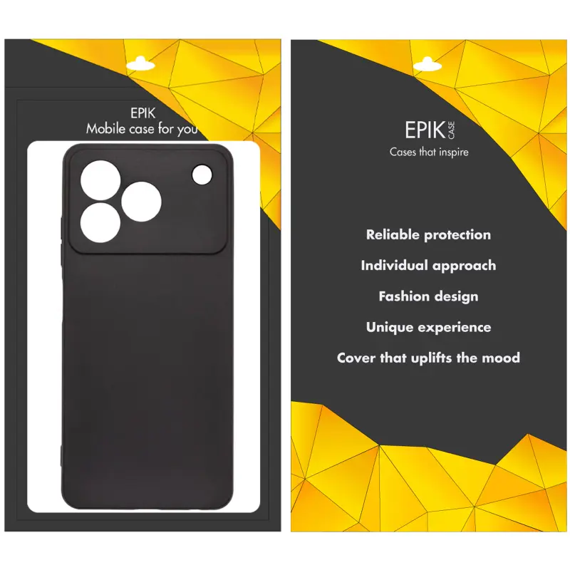 Чехол TPU Epik Black Full Camera для ZTE Blade A76, Черный 2, TPU, купить оптом с доставкой