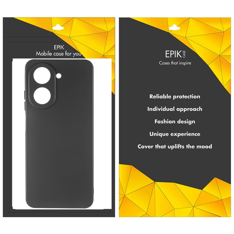 Чохол TPU Epik Black Full Camera для Infinix Hot 70 | З повним захистом камери на малюнкі №2
