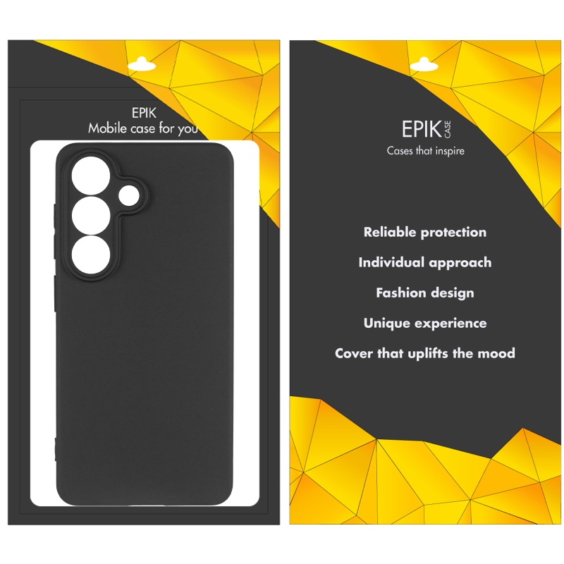 Чехол TPU Epik Black Full Camera для Samsung Galaxy S26 FE, Черный 1, TPU, купить оптом с доставкой