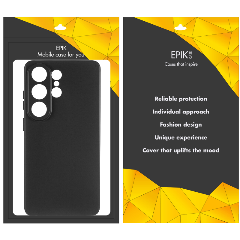 Чехол TPU Epik Black Full Camera для Samsung Galaxy S27 Ultra, Черный 1, TPU, купить оптом с доставкой