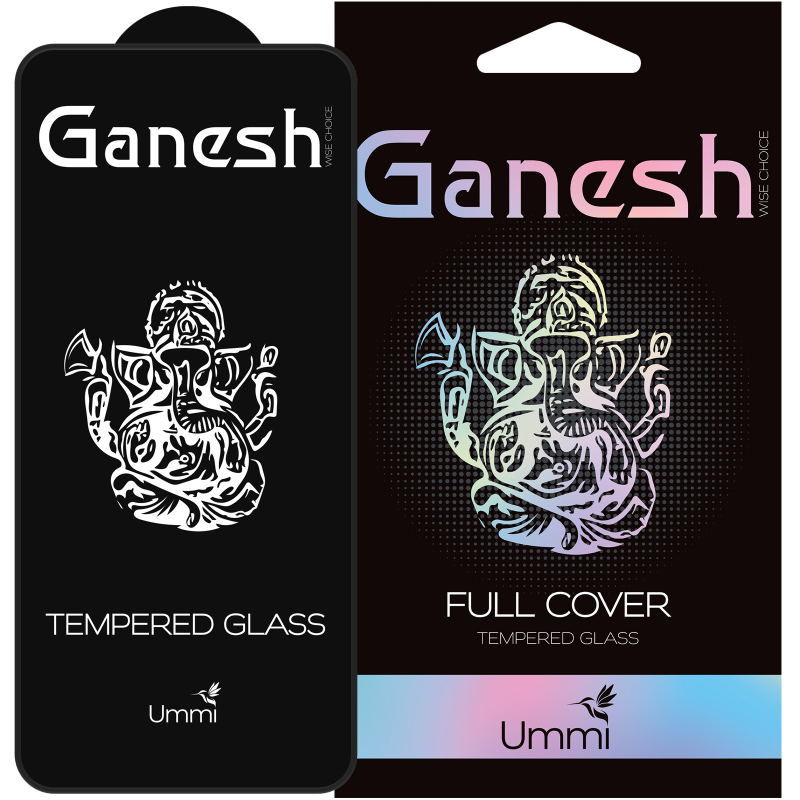 Захисне скло Ganesh (Full Cover) для Samsung Galaxy S25 / S24, Чорний, Загартоване скло, купити оптом з доставкою