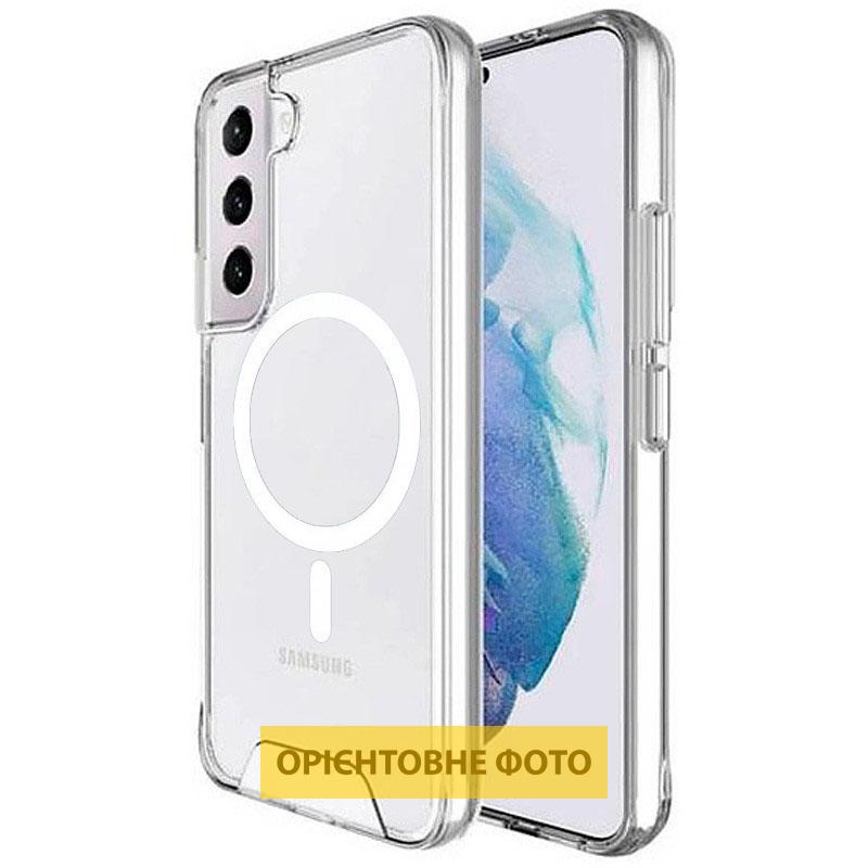 Кришталево прозорий чохол Space Case with MagSafe для Samsung Galaxy S25 Edge | TPU+PC на малюнкі №1