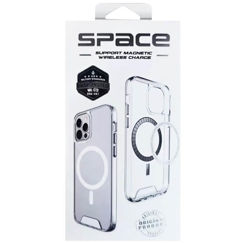 Кристально прозрачный чехол Space Case with MagSafe для Apple iPhone 17 Pro Max (6.9) | TPU+PC на картинке №5