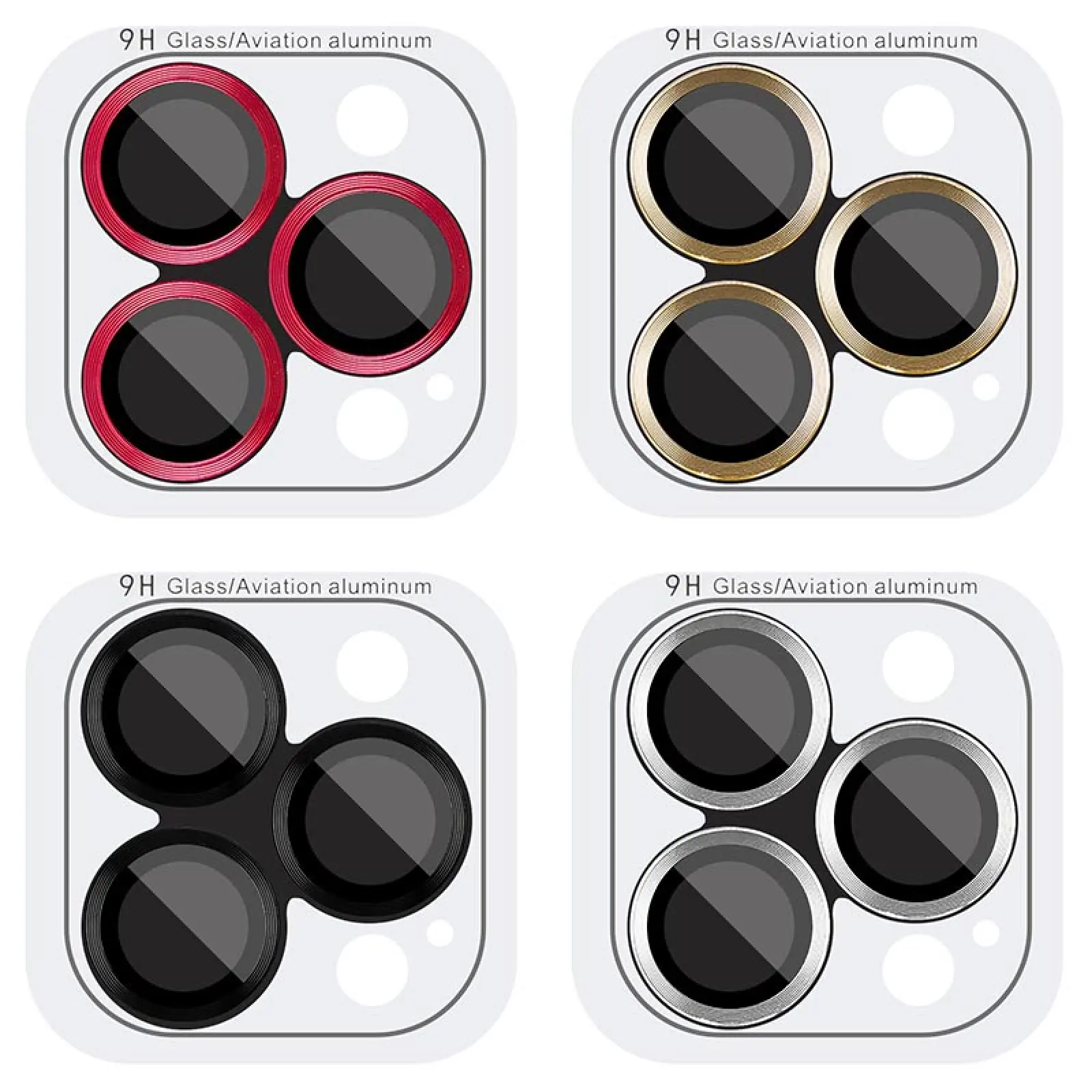 Уценка Защитное стекло Metal Classic на камеру (в упак.) для Apple iPhone 14 Pro (6.1")/14 Pro Max, Закаленное стекло, купить оптом с доставкой